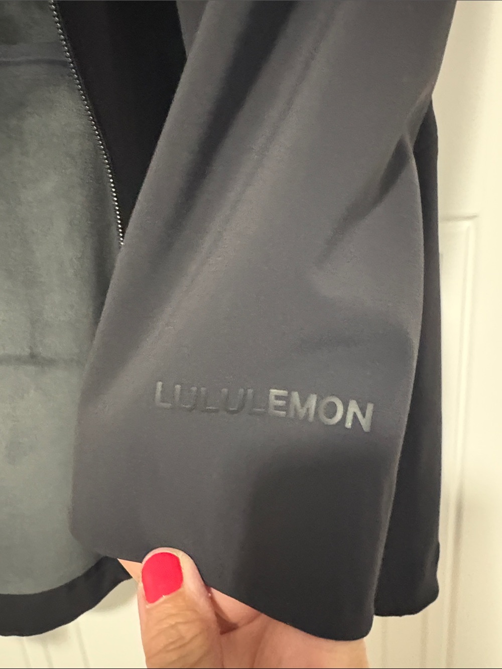 lululemon athletica Gray Hooded Softshell Trench Coat - Picture 2 of 4